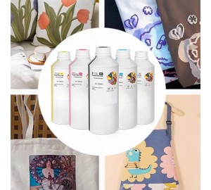 1000ml XP600 White DTF Ink for Epson L805 i3200 L1800 DTF Printer Premium Textile Transfer Pigment Ink Manufacturer