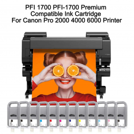 700ML PFI-1700 Compatible Ink Cartridge For Canon Pro 2000 4000 6000 4000s 6000s 2100 4100 6100 Printers