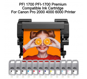 700ML PFI-1700 Compatible Ink Cartridge For Canon Pro 2000 4000 6000 4000s 6000s 2100 4100 6100 Printers