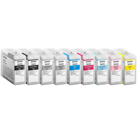 Epson T850 UltraChrome HD Ink Cartridge 80ml