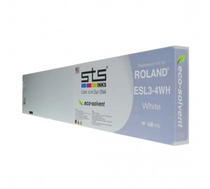 STS Inks Replacement Cartridge for Roland Eco-Sol MAX ® 440 ml ESL3-4WH