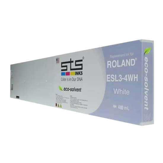 STS Inks Replacement Cartridge for Roland Eco-Sol MAX ® 440 ml ESL3-4WH