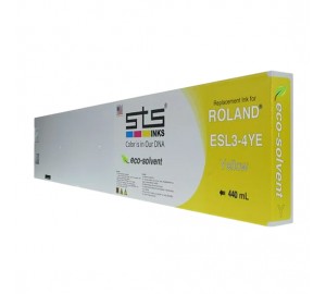 STS Inks Replacement Cartridge for Roland Eco-Sol MAX ® 440 ml ESL3-4YE
