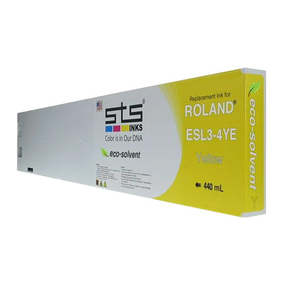 STS Inks Replacement Cartridge for Roland Eco-Sol MAX ® 440 ml ESL3-4YE