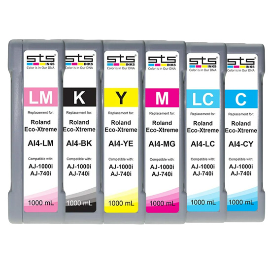 STS Inks Replacement Cartridge for Roland Eco-Xtreme LT 1000 ml AI4