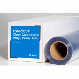 Roland Clear Cal Vinyl Perm Adhesive 20x50 Roll